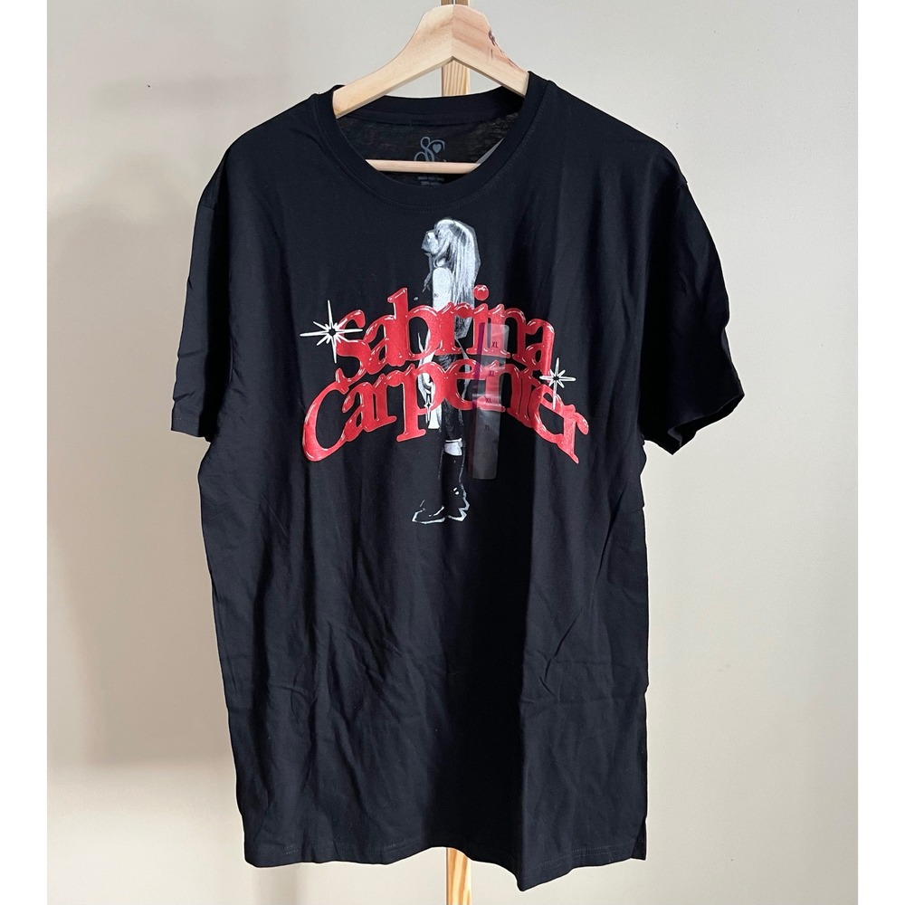 Sabrina Carpenter Graphic T Shirt Black XL 100 Cotton Concert Tour Merch